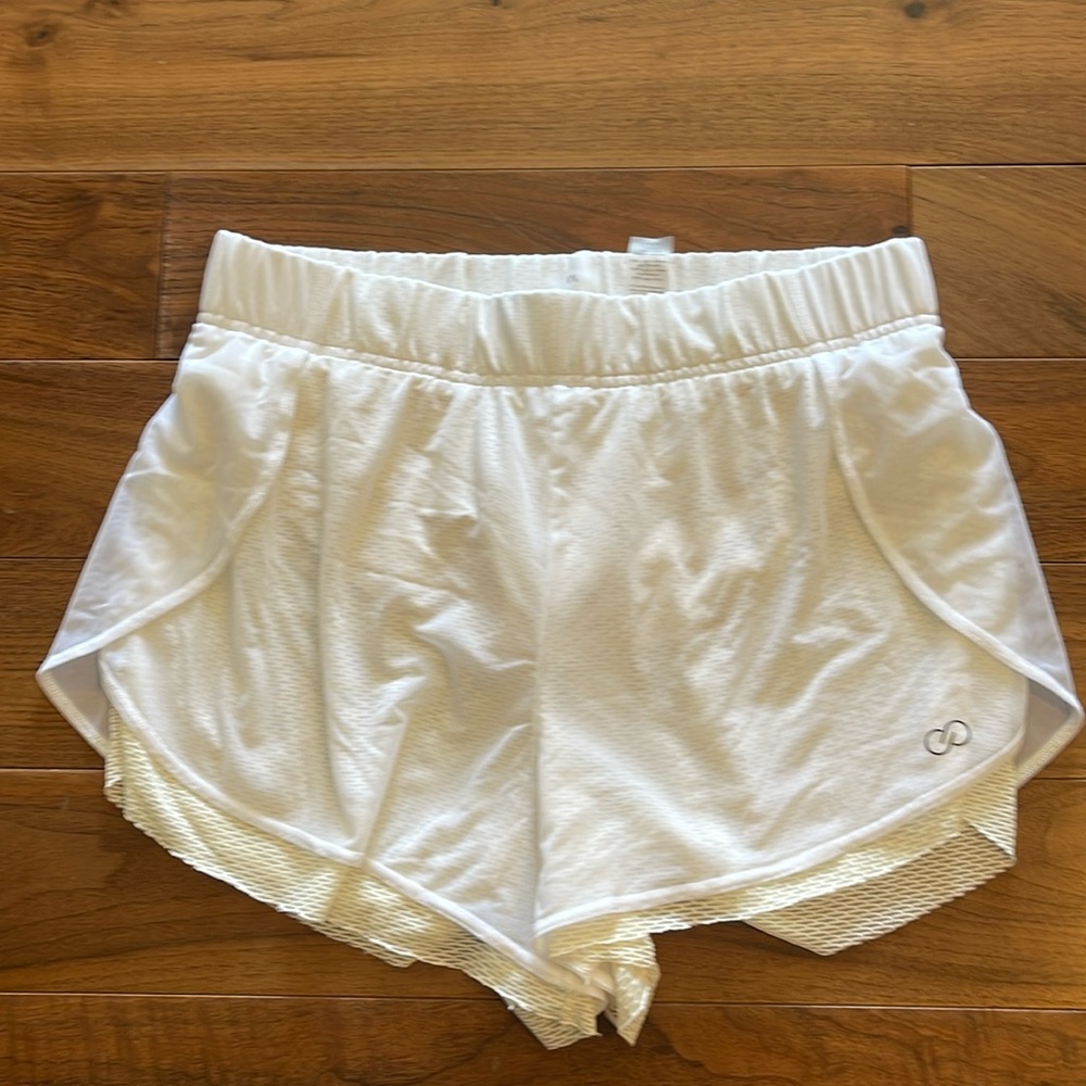 Calia white athletic shorts